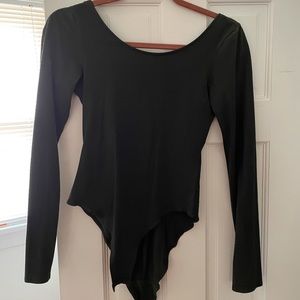 Dark green body suit